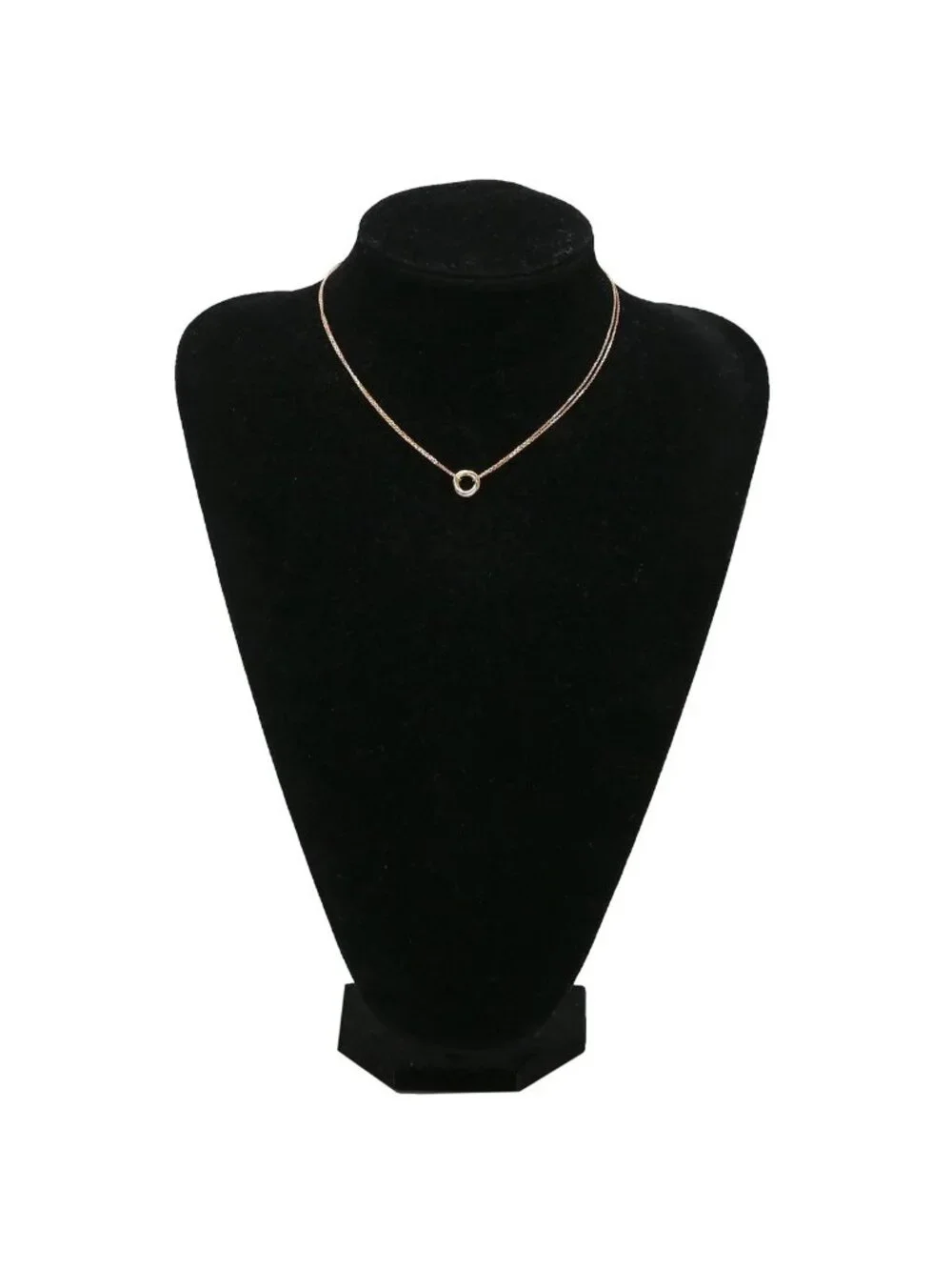 Cartier Necklace Baby Trinity Yellow Gold White Pink 18k Chain